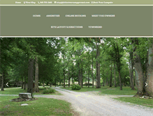 Tablet Screenshot of littlerivercampground.com